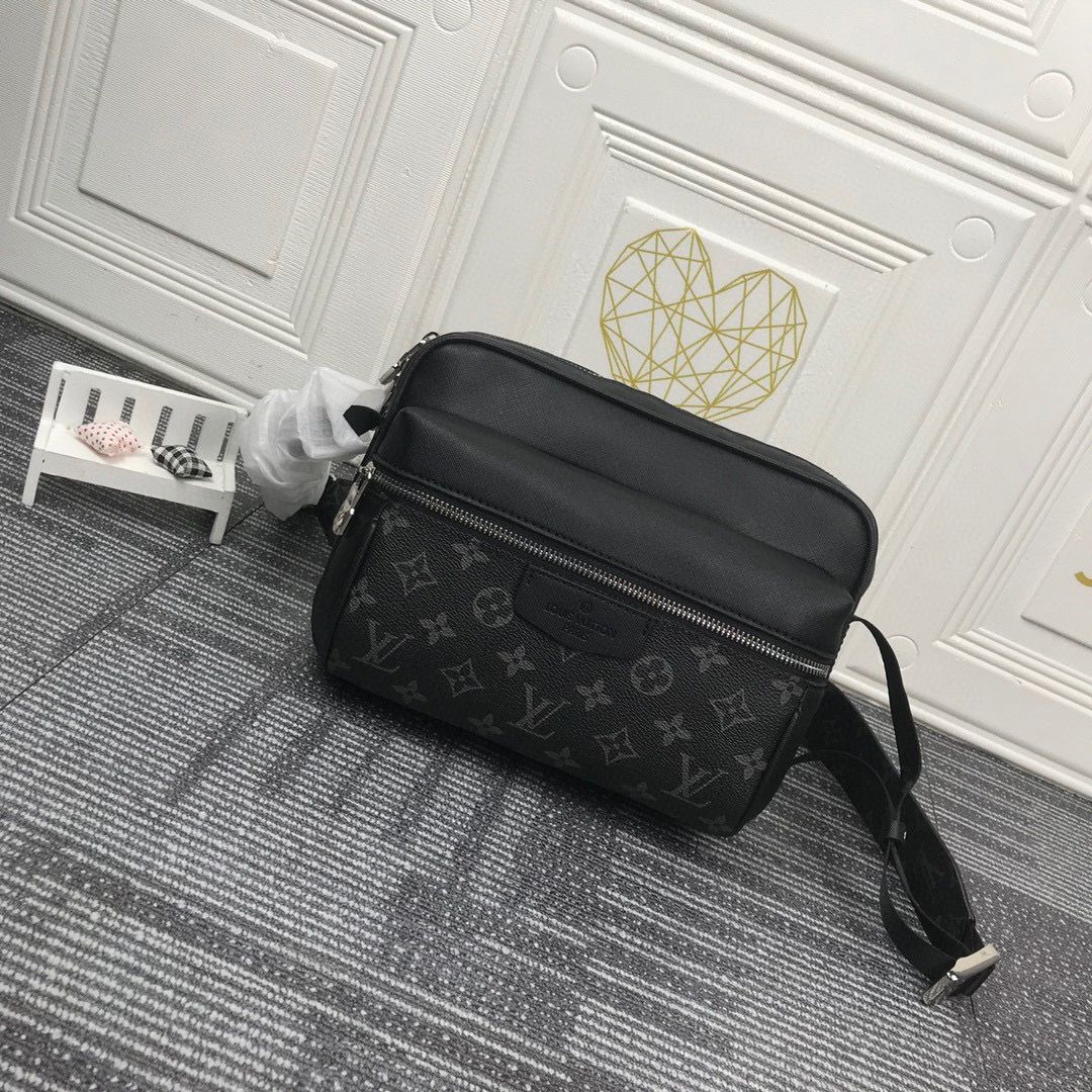 Louis Vuitton Monogram Eclipse Original Leather Messenger Bag 30233