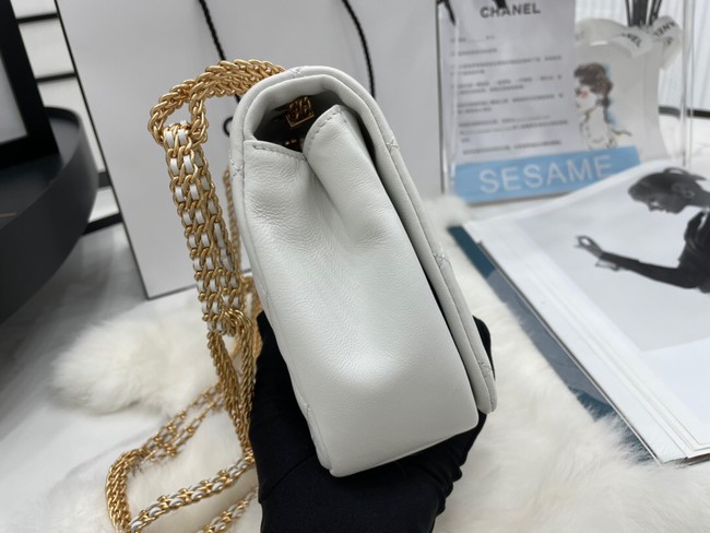 Chanel Flap Lambskin Shoulder Bag AS2975 white