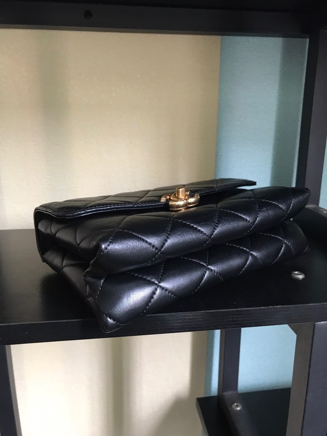 Chanel Flap Lambskin Shoulder Bag AS3011 black