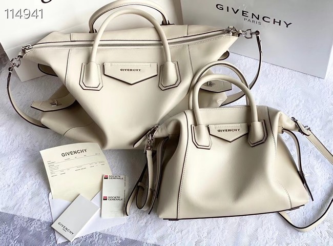 GIVENCHY Original Leather Shoulder Bag 63188 Off White