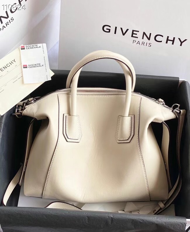 GIVENCHY Original Leather Shoulder Bag 63188 Off White