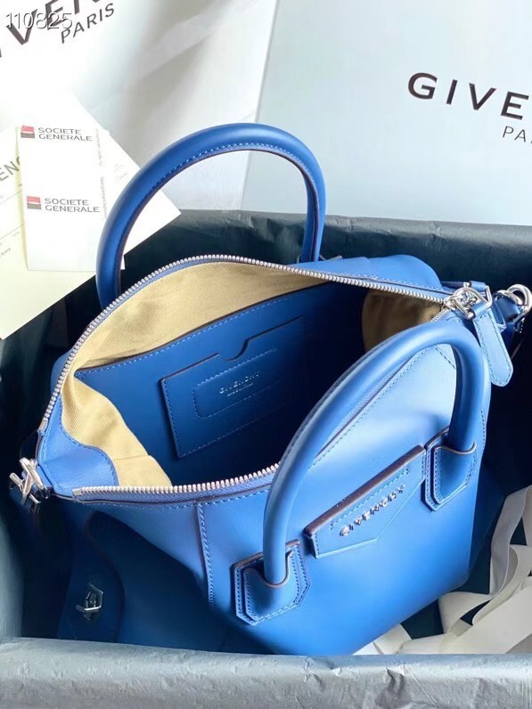 GIVENCHY Original Leather Shoulder Bag 63188 blue