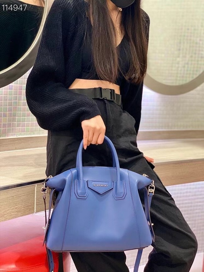 GIVENCHY Original Leather Shoulder Bag 63188 blue