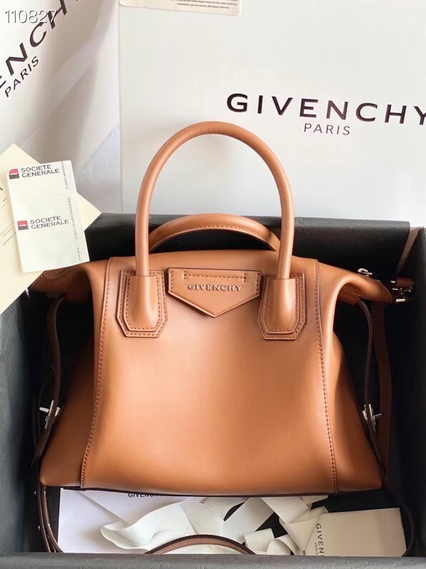 GIVENCHY Original Leather Shoulder Bag 63188 brown