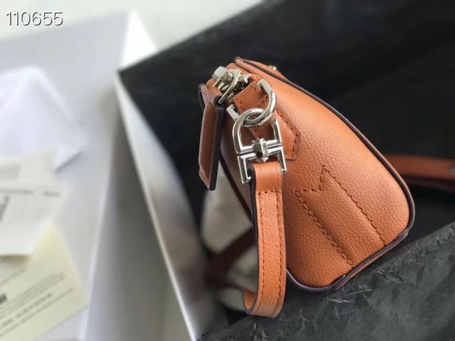 GIVENCHY Original Leather Shoulder Bag 1870 brown