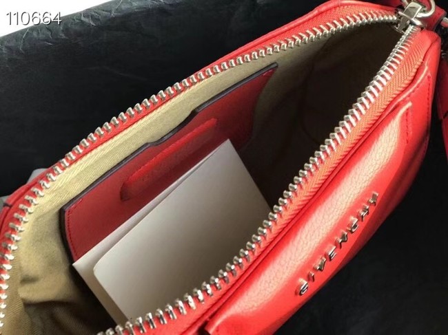 GIVENCHY Original Leather Shoulder Bag 1870 red