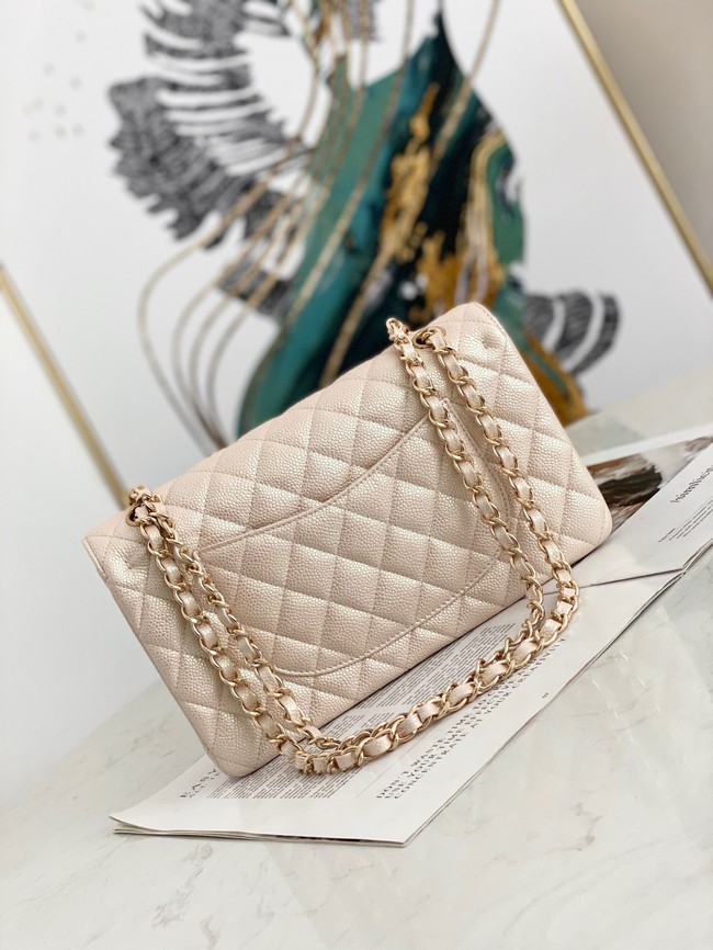 Chanel Flap Grained Calfskin Shoulder Bag AS1112 cream