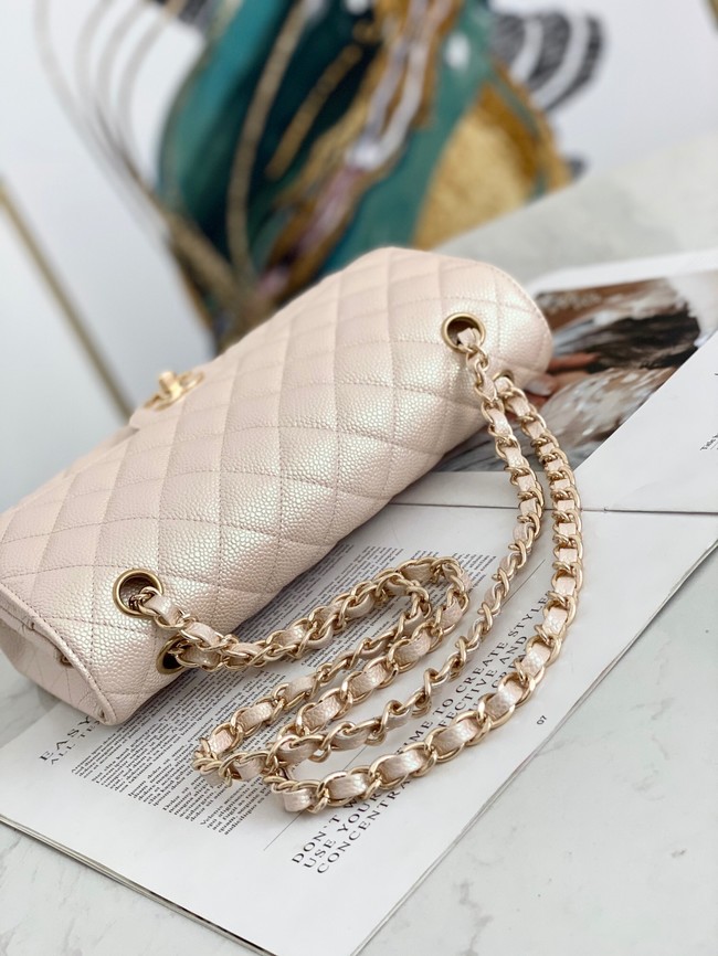 Chanel Flap Grained Calfskin Shoulder Bag AS1112 cream