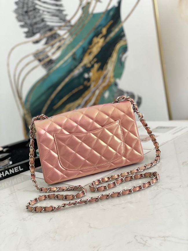 Chanel Flap Mirage Lambskin Shoulder Bag AS1116 pink