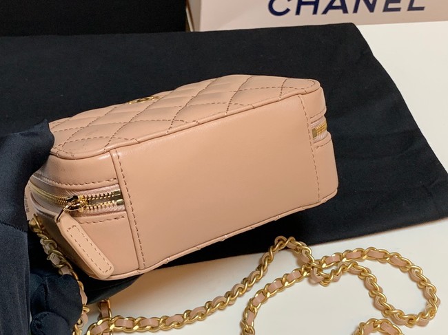 Chanel Lambskin camera bag AS2463 apricot