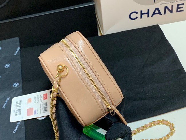 Chanel Lambskin camera bag AS2463 apricot