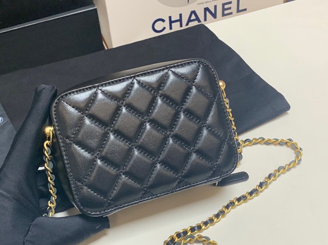 Chanel Lambskin camera bag AS2463 black