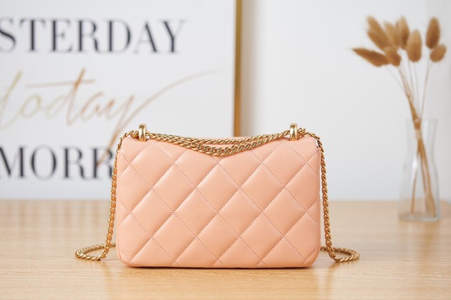 Chanel Flap Lambskin small Shoulder Bag AS3114 pink