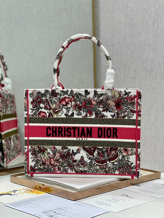 SMALL DIOR BOOK TOTE Embroidery C1212S-2