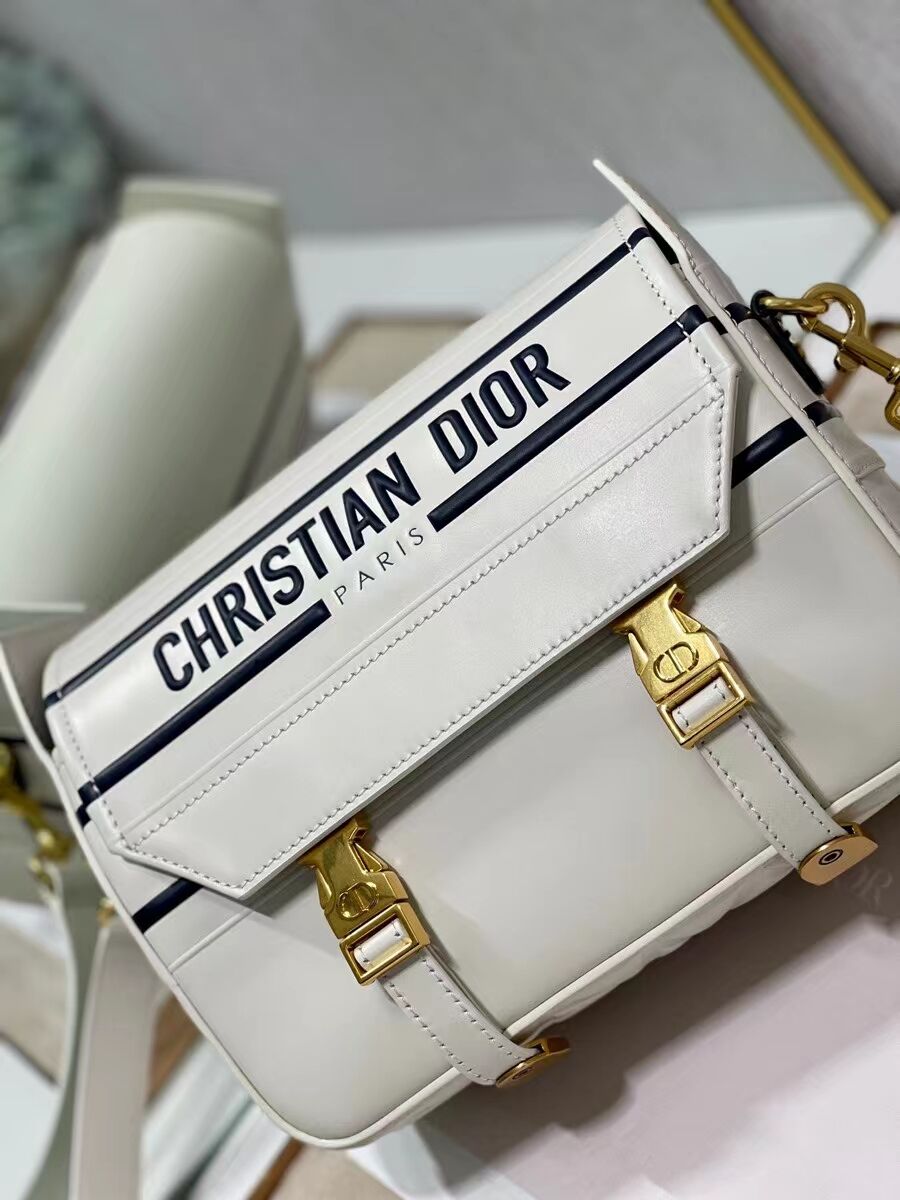 DIORCAMP BAG Dior Multicolor Tie & Dior Calfskin M1291 cream