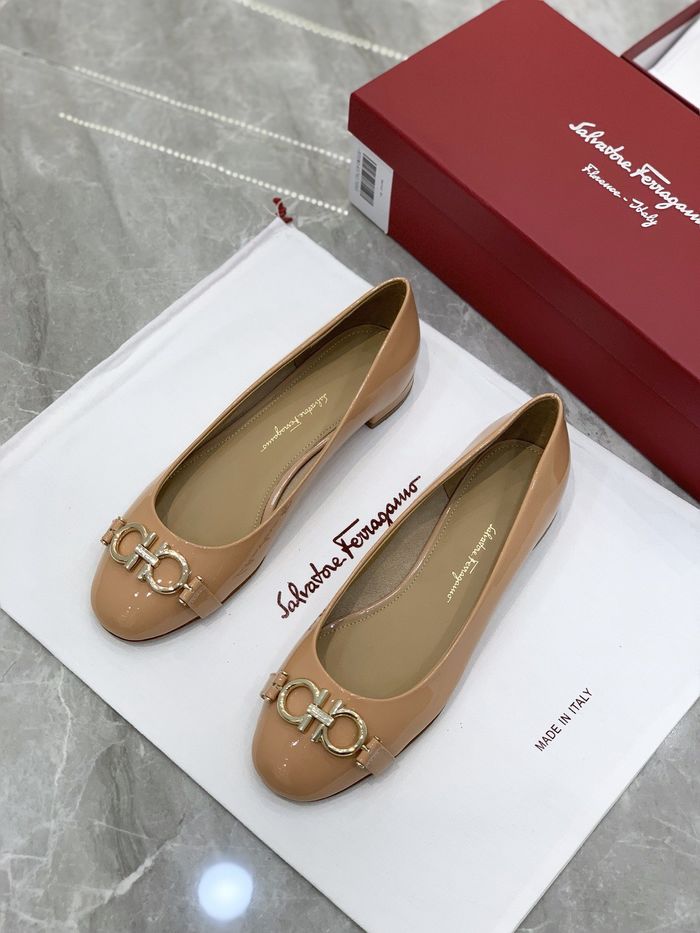 Ferragamo shoes FR00003 Heel 1CM