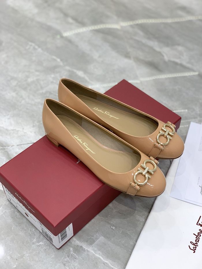 Ferragamo shoes FR00003 Heel 1CM