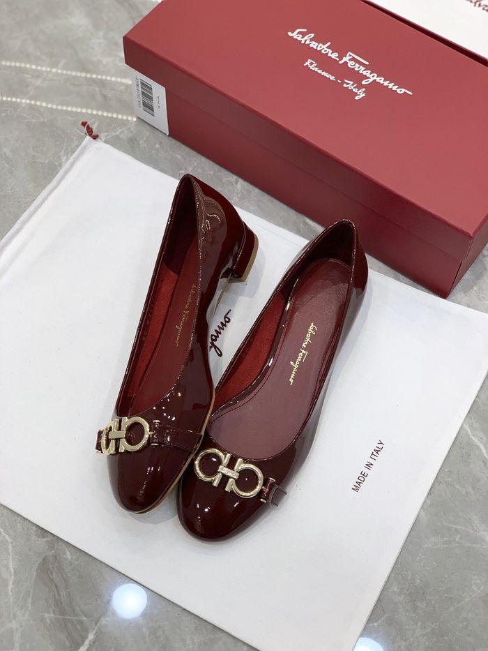 Ferragamo shoes FR00005 Heel 1CM