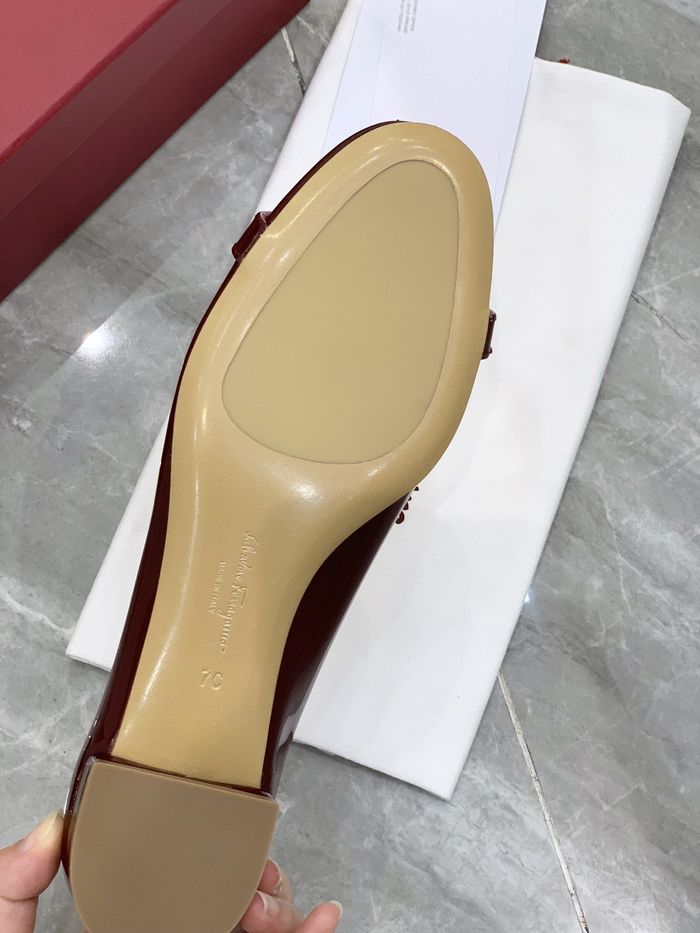 Ferragamo shoes FR00005 Heel 1CM