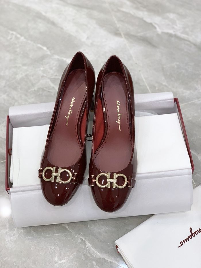 Ferragamo shoes FR00007 Heel 5.5CM