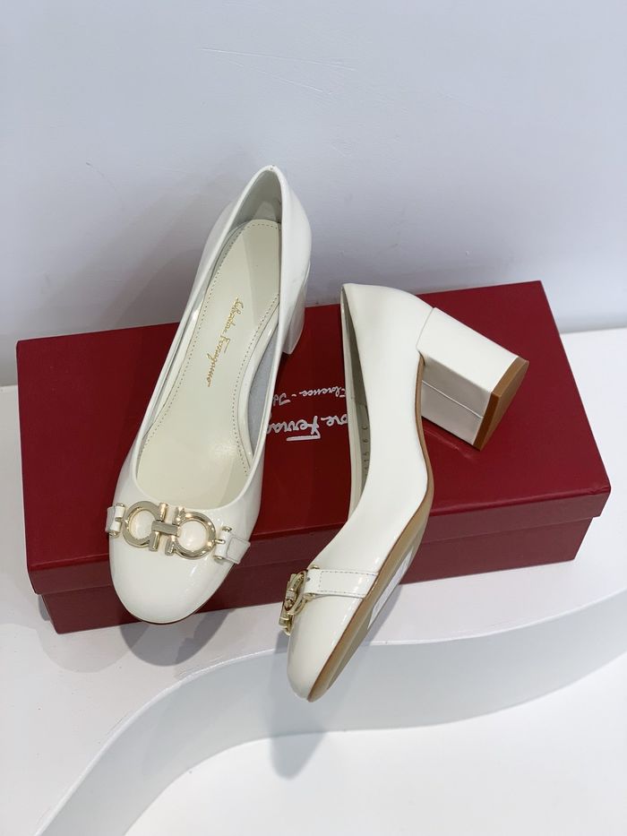 Ferragamo shoes FR00010 Heel 5.5CM