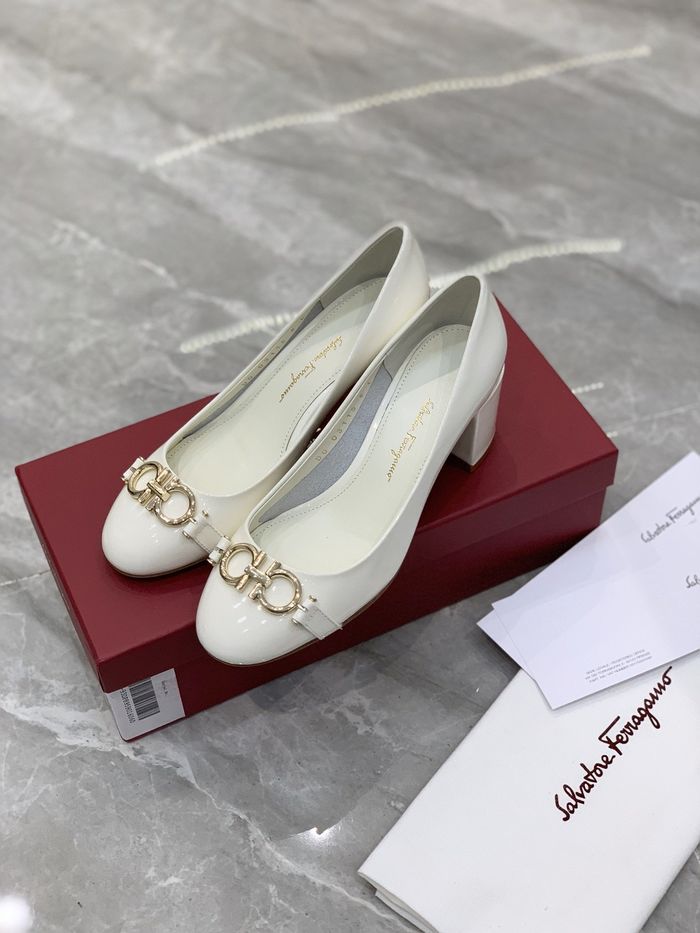 Ferragamo shoes FR00010 Heel 5.5CM