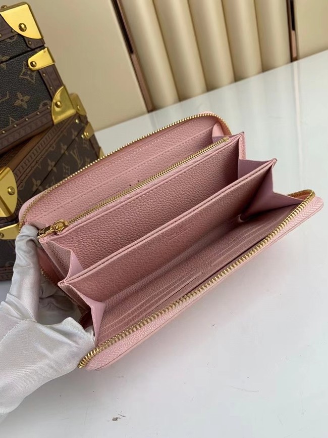 Louis Vuitton ZIPPY leather WALLET M81141 pink