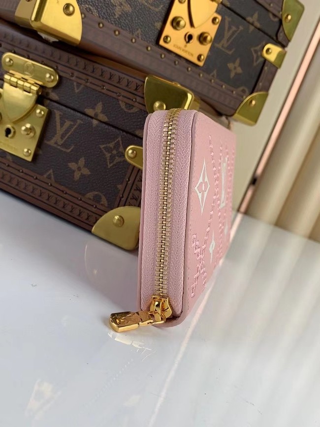 Louis Vuitton ZIPPY leather WALLET M81141 pink