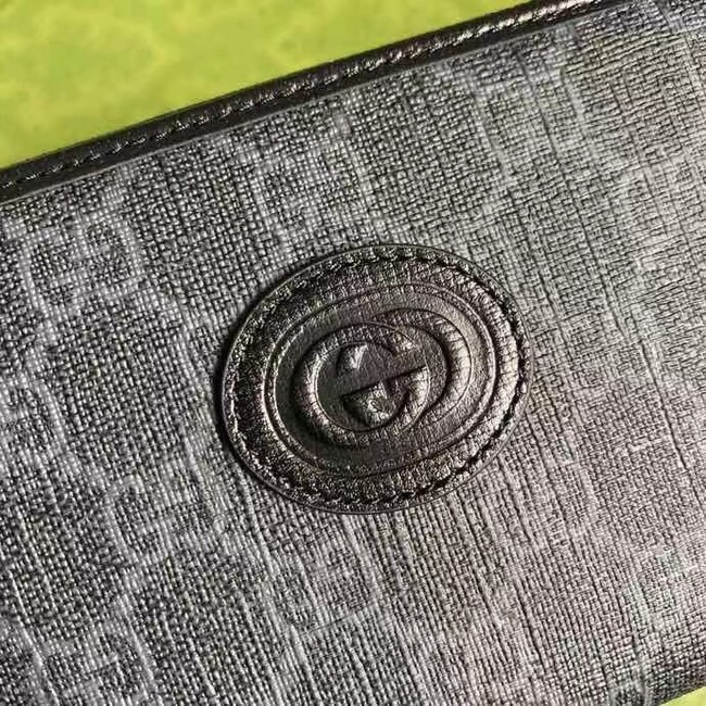 Gucci Zip around wallet with Interlocking G 673003 black