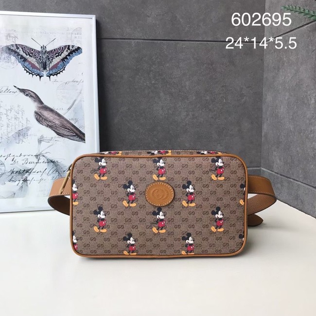 Gucci Pineapple GG Supreme belt bag 602695 brown