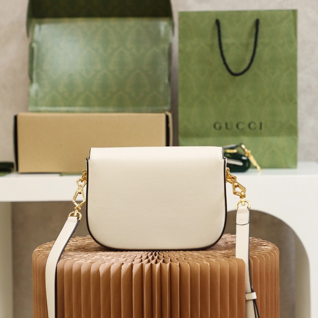 Gucci Horsebit 1955 mini bag 658574 White