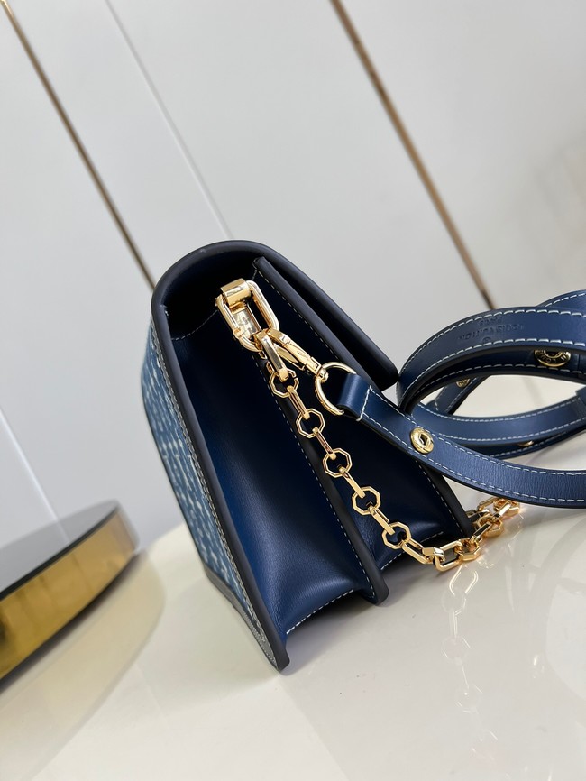 Louis Vuitton denim POCHETTE VOYAGE M59631 blue