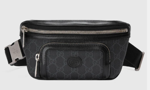 Gucci Belt bag with Interlocking G 682933 black