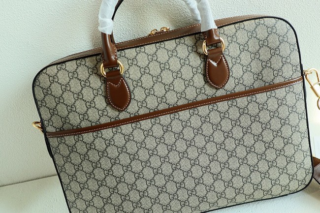 Gucci Business case with Interlocking G 674140 Brown