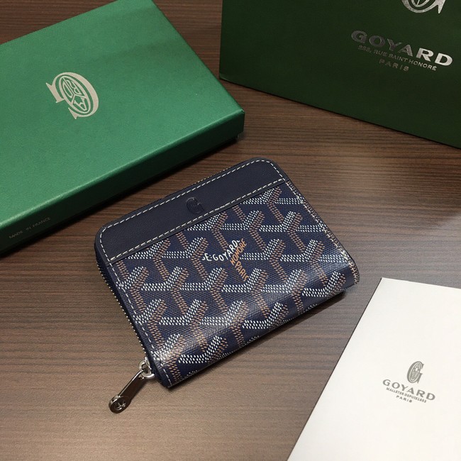 Goyard Card case G9982 dark blue