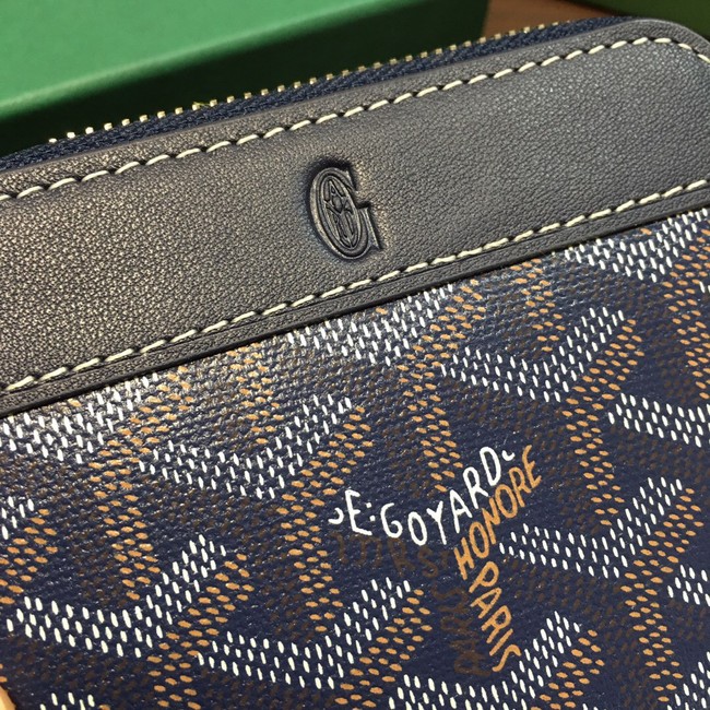 Goyard Card case G9982 dark blue