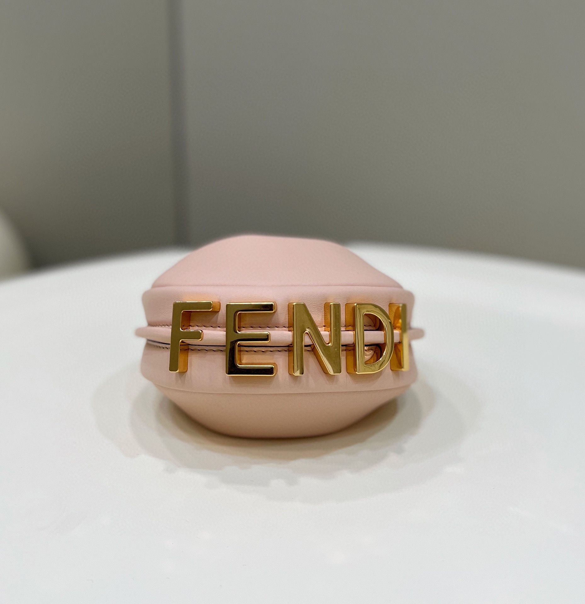 Fendi Praphy Original Leather Big Logo Bag 80056M 80056S Pink