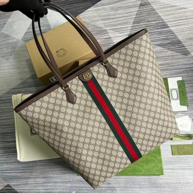 Gucci Ophidia series large GG Tote Bag 680127 brown