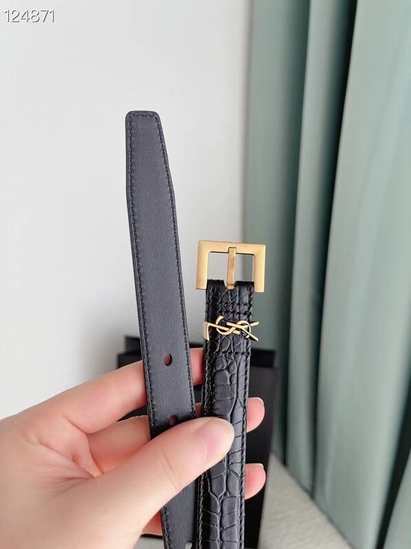 YSL calf leather 20MM BELT SL1464