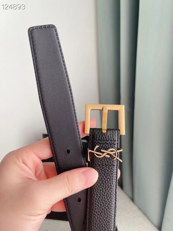 YSL calf leather 30MM BELT SL1459