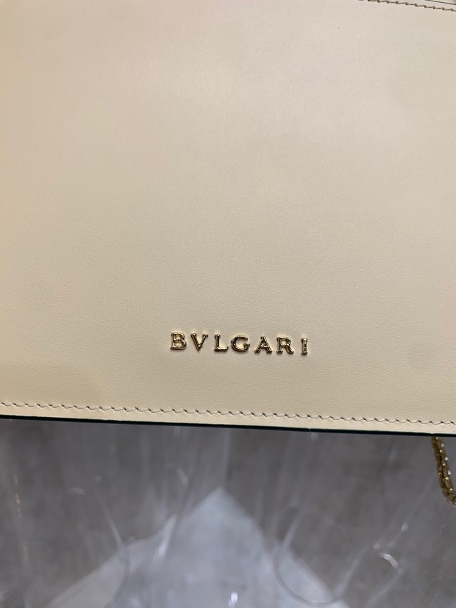 Bvlgari Serpenti Forever leather small crossbody bag 286999 cream