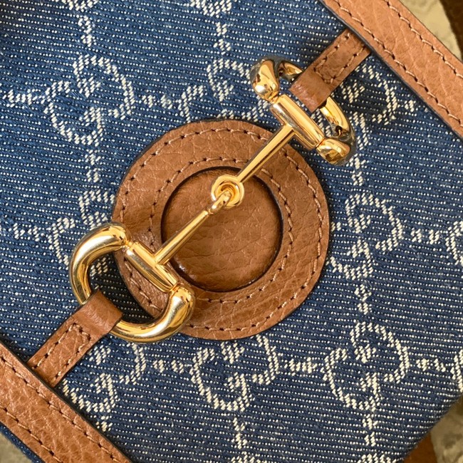 Gucci Horsebit 1955 mini bag 625615 blue