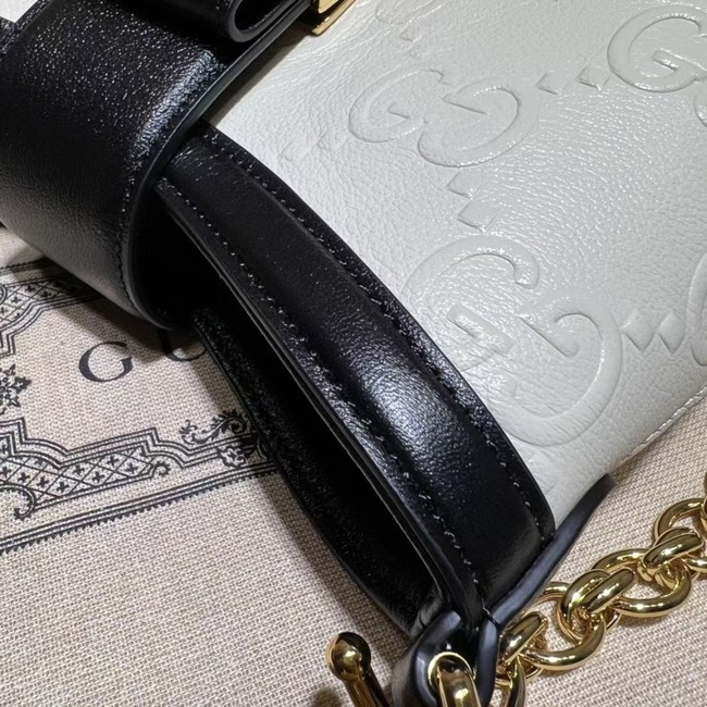 Gucci Small GG shoulder bag 675788 white