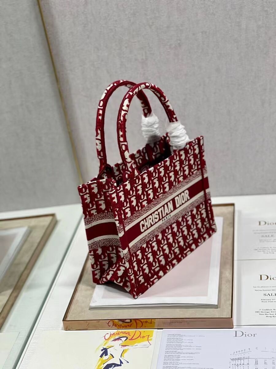 SMALL DIOR BOOK TOTE Embroidery C1331-5