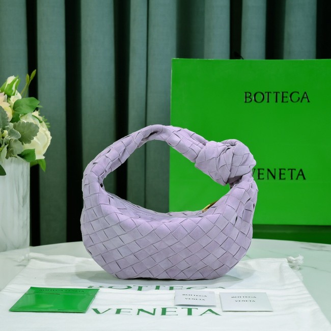 Bottega Veneta Mini intrecciato suede top handle bag 651876V1 Mirth Washed