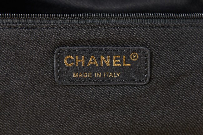 Chanel Flap denim Shoulder Bag AS3135 black