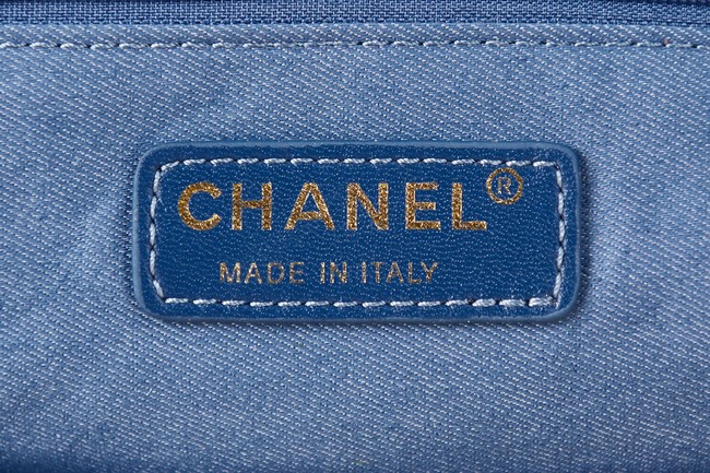 Chanel Flap denim Shoulder Bag AS3135 blue