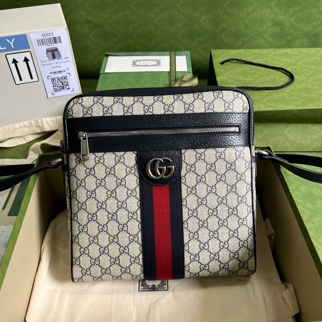 Gucci Ophidia GG medium messenger bag 547934 blue