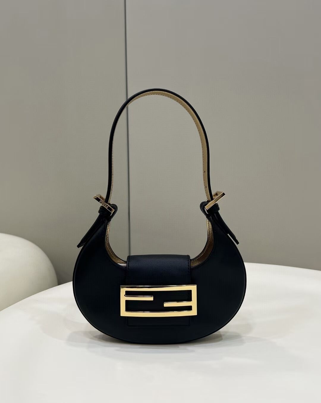 Fendi Cookie black leather mini bag 8BS065A