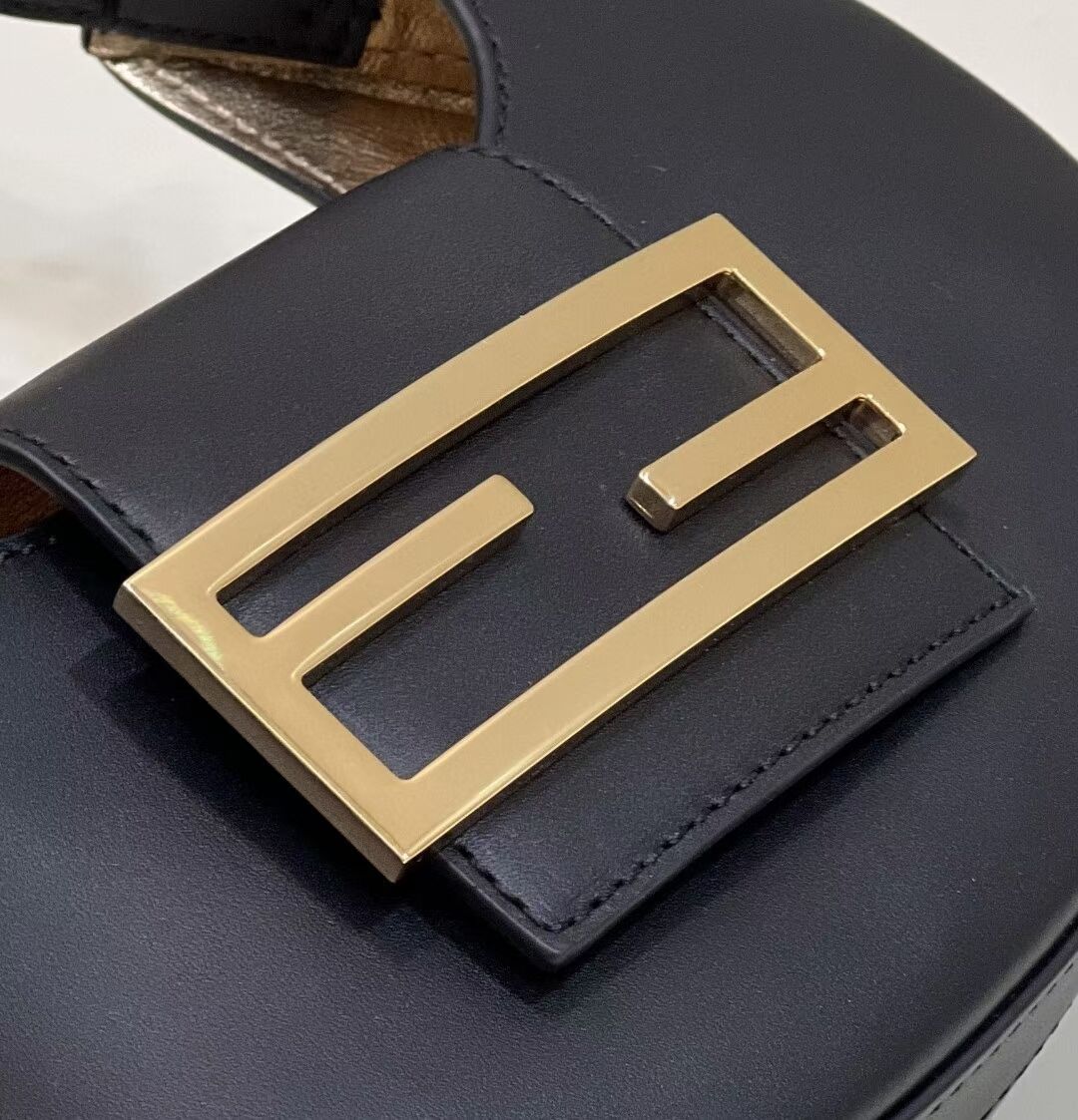 Fendi Cookie black leather mini bag 8BS065A